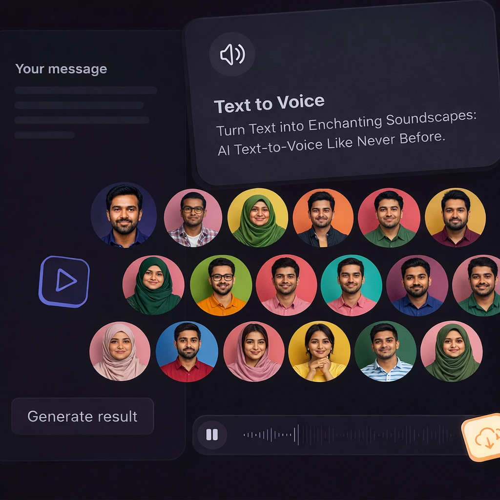 AI text to voice transformer